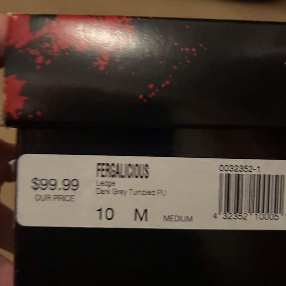 Fergalicious Dark Gray Tumbled Boots - Picture 2 of 2